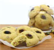 Pistachio Cranberry Sugee Cookies